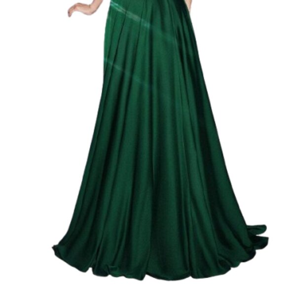 NWT Ladivine 7497 Ruched Prom Dress Mauve Rose Size 4 - Picture 4 of 6